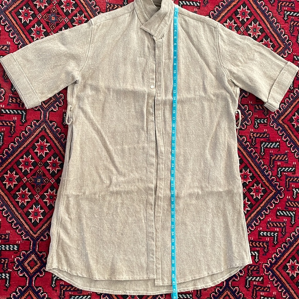 Pip-squeak chapeau sugar raw linen coat - Picture 11 of 12